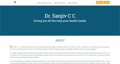 Desktop Screenshot of drsanjivneurologistbangalore.com